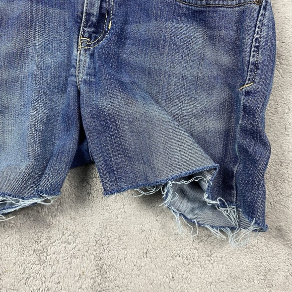 Abercrombie & Fitch Jean Shorts Womens Size 4 Blue - Picture 2 of 13
